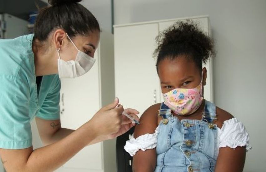 Tapes começa a vacinar crianças de 5 a 11 anos contra a covid-19 