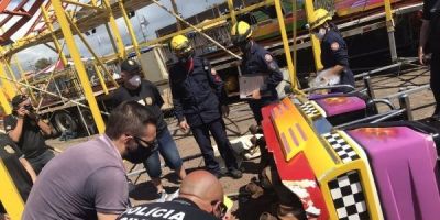 Justiça bloqueia brinquedos de parque de diversões após acidente em montanha-russa no RS
