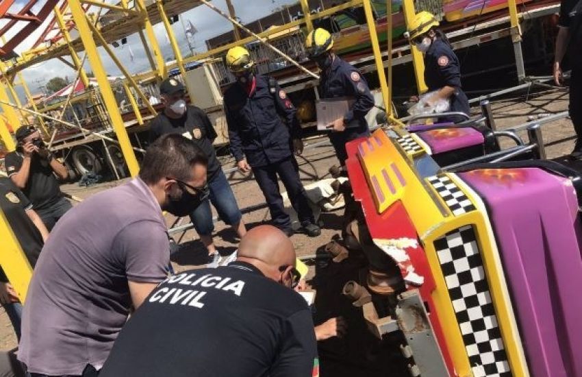Justiça bloqueia brinquedos de parque de diversões após acidente em montanha-russa no RS 