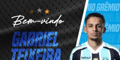 Grêmio anuncia contratação do meia-atacante Gabriel Teixeira 
