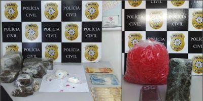 Polícia Civil conclui segunda fase de operação que investigava família ligada ao tráfico de drogas em São Lourenço do Sul