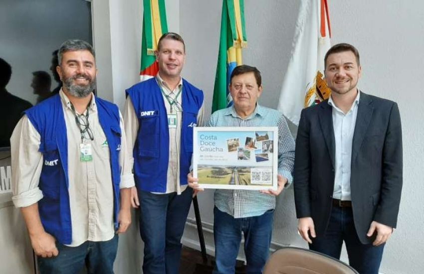 Camaquã recebe vídeo do documentário Costa Doce Gaúcha - BR-116 