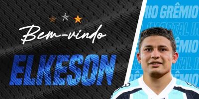 Grêmio anuncia contratação do atacante Elkeson