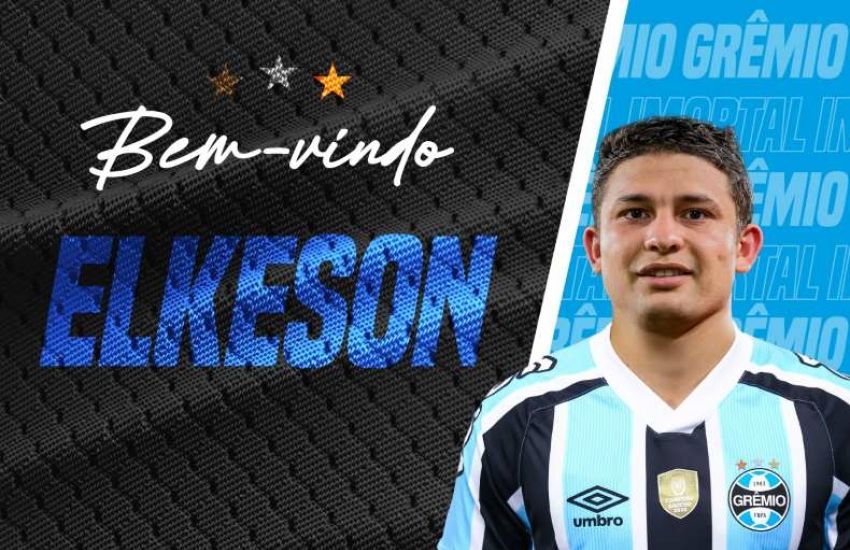 Grêmio anuncia contratação do atacante Elkeson 