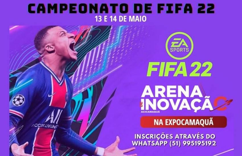 Arena de Inovação promove campeonato de FIFA 22 na ExpoCamaquã 2022 