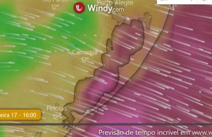 AO VIVO: acompanhe a força do ciclone em tempo real 
