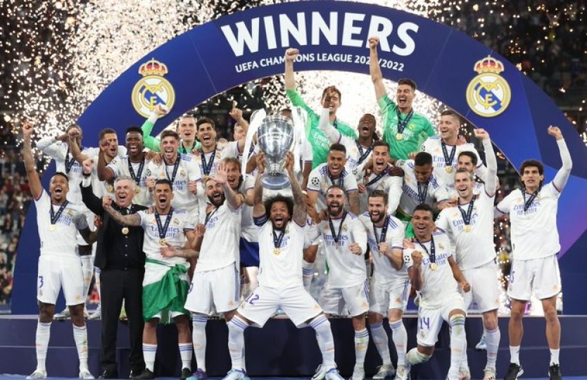 Real Madrid é campeão europeu com gol de Vini Jr e brilho de Courtois 