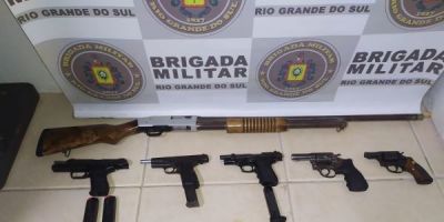 Brigada Militar prende grupo fortemente armado em Camaquã