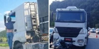 Justiça condena caminhoneiro camaquense que arrastou motocicleta na BR-101 em Santa Catarina