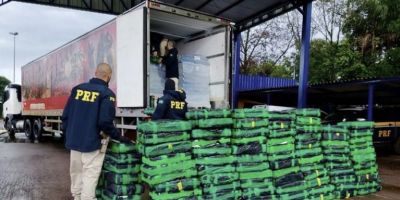 Traficante é preso com mais de uma tonelada de maconha em caminhão frigorífico na BR-386