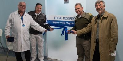 Hospital da BM em Porto Alegre recebe primeiro equipamento de ressonância magnética