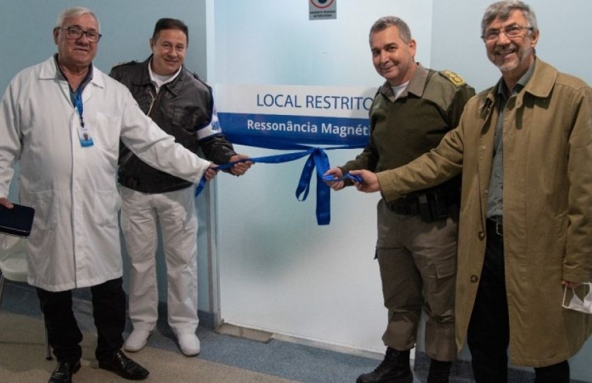 Hospital da BM em Porto Alegre recebe primeiro equipamento de ressonância magnética 