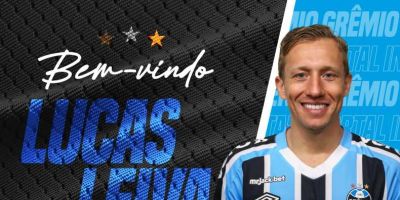 OFICIAL: Grêmio anuncia contratação do volante Lucas Leiva