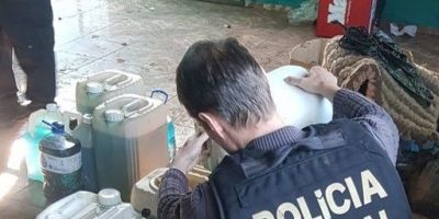 Polícia Federal apreende mais de 100 litros de gasolina contrabandeados em São Borja