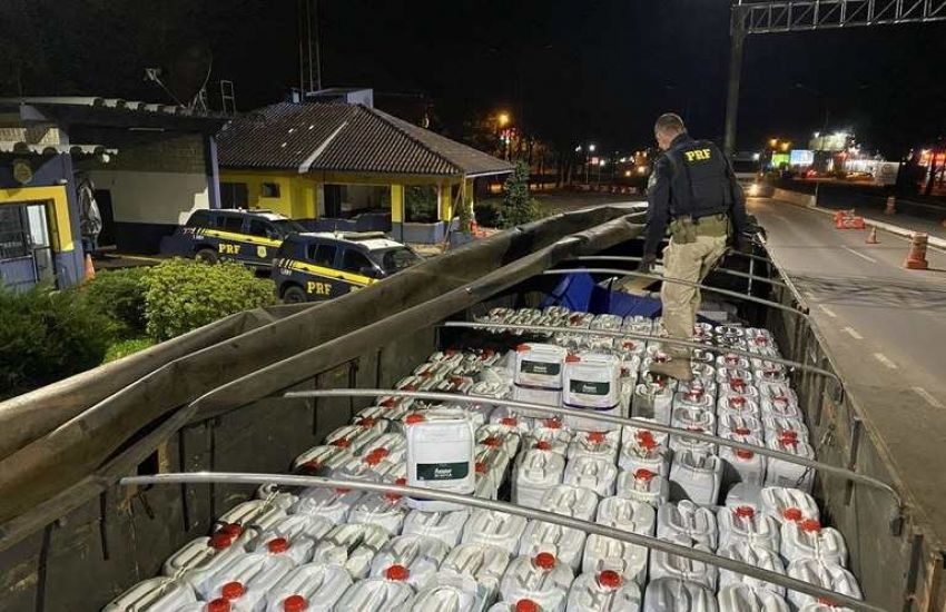 PRF prende contrabandista com mais de 10 toneladas de agrotóxicos no RS 