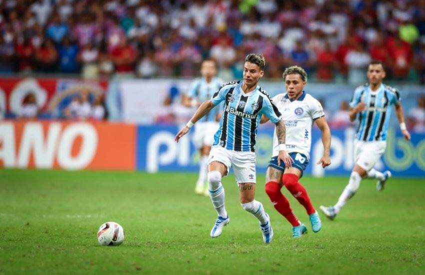 Com muita luta e pouca técnica, Grêmio empata com Bahia fora de casa 