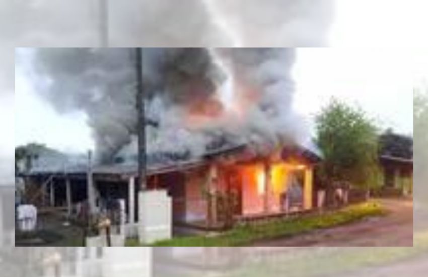 Corpo decapitado é encontrado em casa incendiada em Nova Santa Rita 