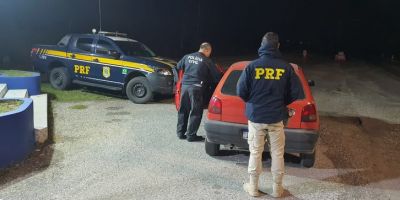 PRF recupera carro horas depois de ser furtado em Camaquã