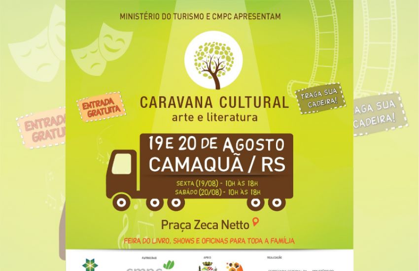 Camaquã receberá Caravana Cultural nos dias 19 e 20 de agosto  