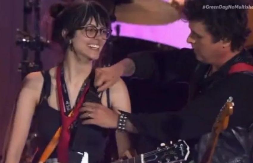 Gaúcha sobe ao palco do Rock in Rio e dá show com o Green Day 