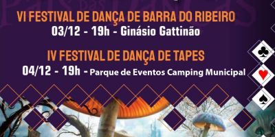 IV Festival de Dança "Alice no País das Maravilhas" será realizado em Tapes