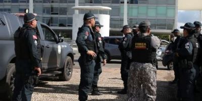 Mais de 651 policiais reforçam segurança em Brasília após ataques