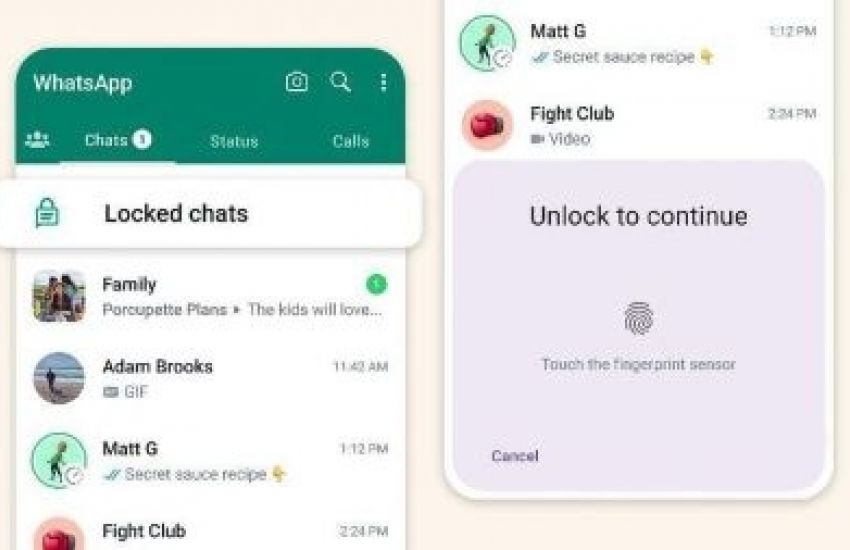 WhatsApp lança recurso de Proteção de Conversas com senha e biometria para aumentar privacidade dos usuários 