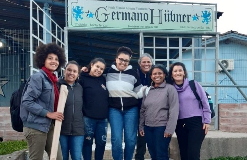 FURG faz ação sobre valores humanos em escola de São Lourenço do Sul 