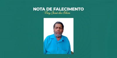 OBITUÁRIO: Nota de Falecimento de Ney José da Silva, de 71 anos