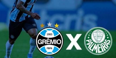 Grêmio recebe Palmeiras na Arena tentando voltar a vencer pelo Brasileirão