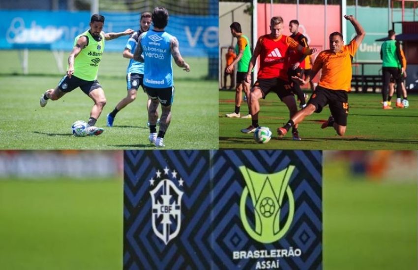 Dupla Gre-Nal enfrenta Atlético-MG e Red Bull Bragantino pelo Brasileirão neste domingo 