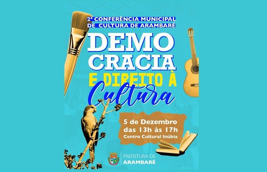 2ª Conferência Municipal de Cultura será realizada nesta terça em Arambaré 