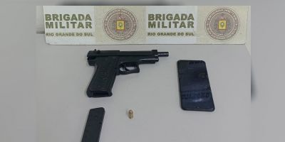 Brigada Militar prende homem por porte ilegal de munição em São Lourenço do Sul