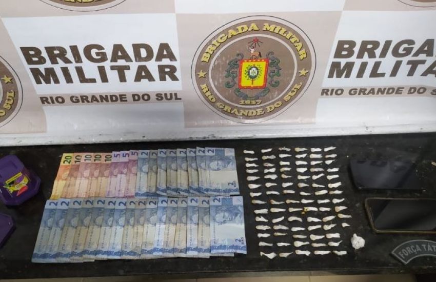 Brigada Militar prende três homens por tráfico de drogas em Camaquã 