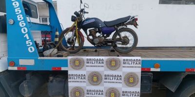 Homem, sem CNH, é preso com moto adulterada em Camaquã