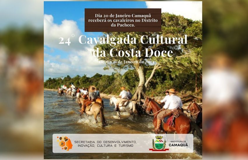 Cavaleiros da 24ª Cavalgada Cultural da Costa Doce serão recebidos na Associação dos Moradores da Pacheca 
