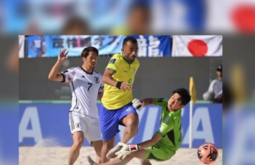 Brasil vence Japão e está na semifinal da Copa do Mundo de Futebol de Areia 