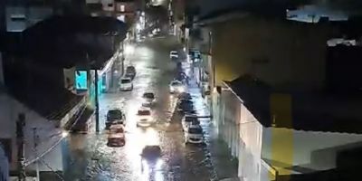 Canguçu registra cerca de 80 milímetros de chuva em apenas 10 minutos, diz Defesa Civil