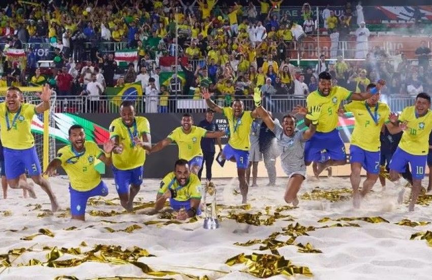 Brasil é hexacampeão da Copa do Mundo de Futebol de Areia 
