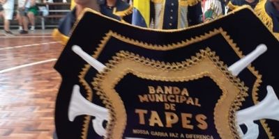 Banda Municipal de Tapes abre inscrições para novos integrantes