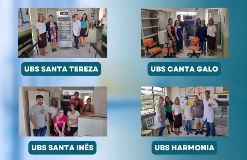 UBSs de São Lourenço do Sul recebem câmaras frias nas salas de vacinas 