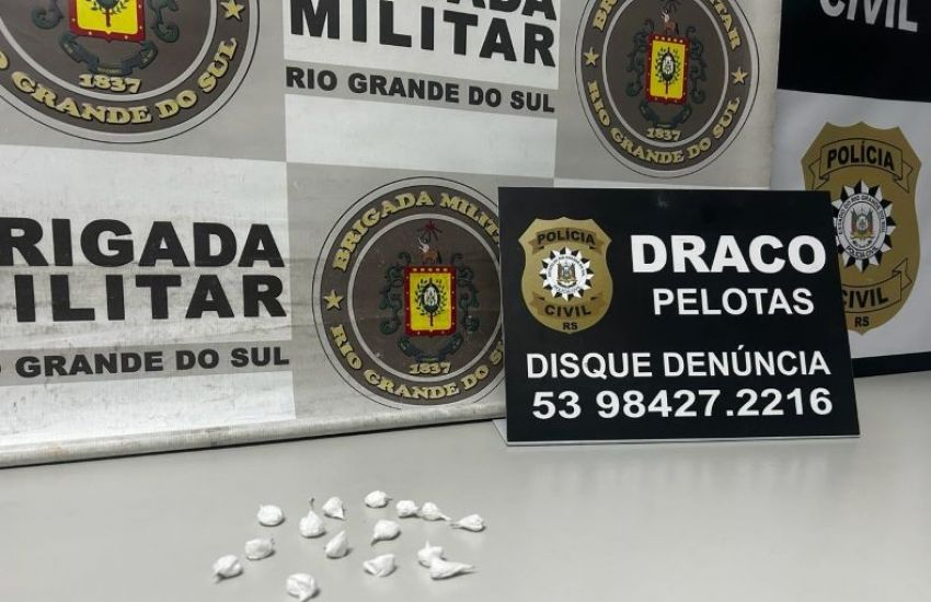Homem é preso por tráfico de drogas no interior de Turuçu 