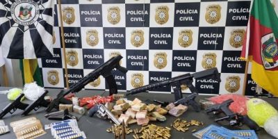 PC prende três homens e apreende diversas armas de fogo em Esteio