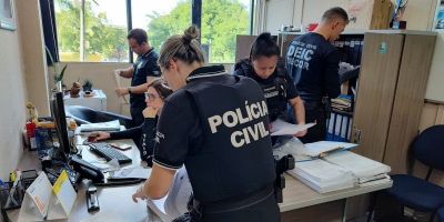 Operação da Polícia Civil investiga fraudes licitatórias em Alvorada