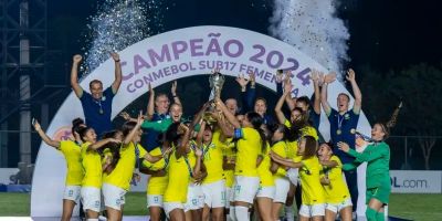Seleção feminina goleia Paraguai e conquista o penta do Sul-Americano Sub-17   