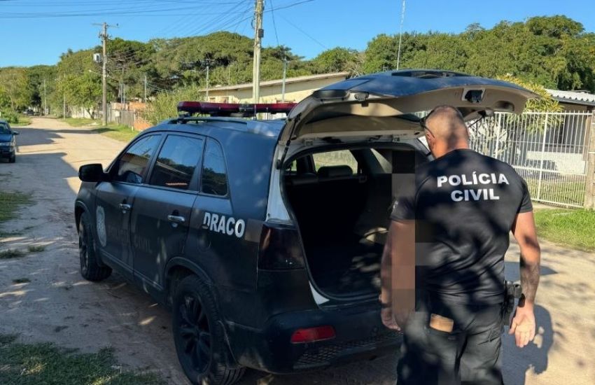 Polícia Civil desarticula grupo criminoso que vendia e armazenava drogas em Tapes 