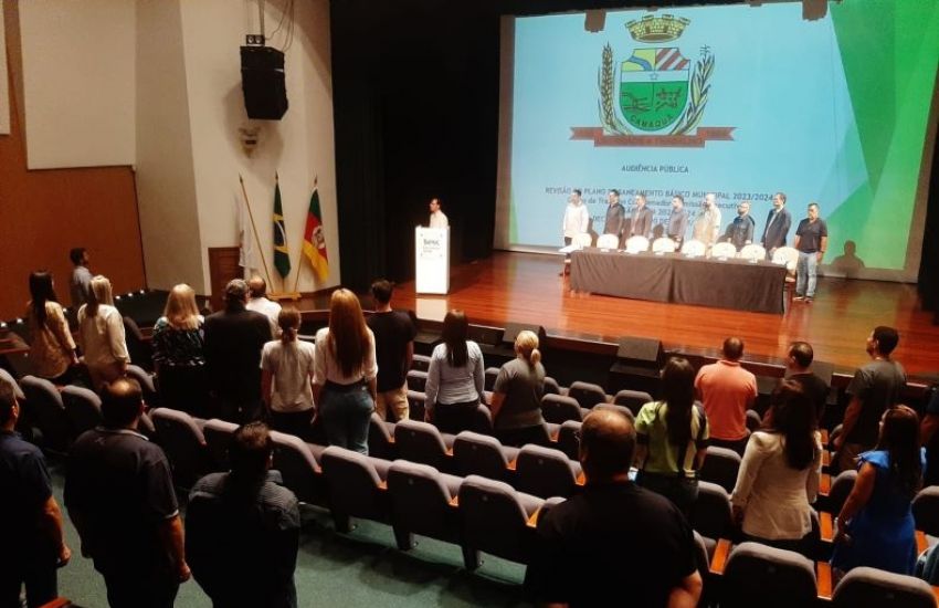 Audiência Pública debate Plano Municipal de Saneamento Básico em Camaquã 