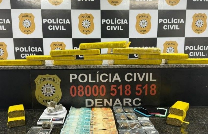 Traficante é preso por vender drogas enquanto usava tornozeleira eletrônica em Porto Alegre      