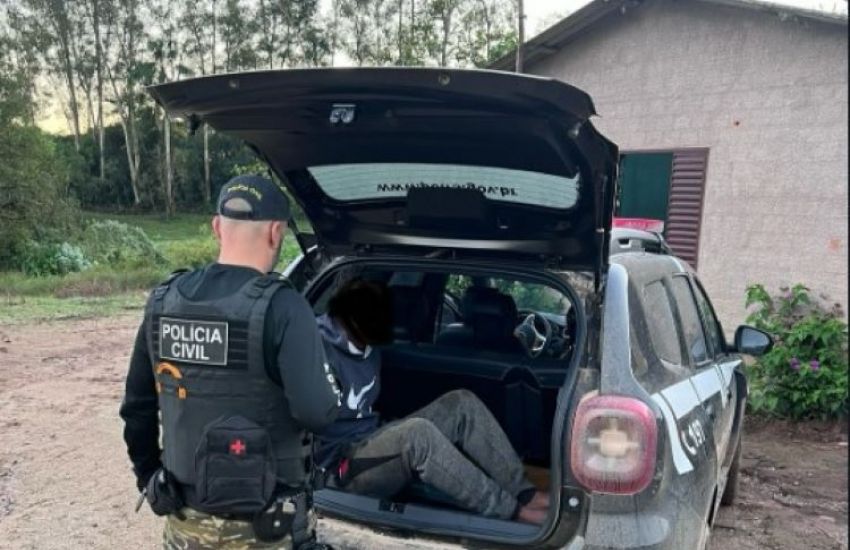 Homem que cometeu roubo em Arambaré é preso no interior de Cerro Grande do Sul 