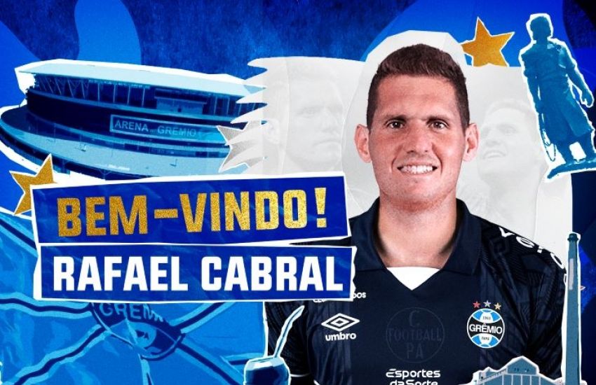 Grêmio anuncia contratação do goleiro Rafael Cabral, de 33 anos  